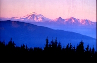 Mt. Baker at Twilight. Image No. A100.
