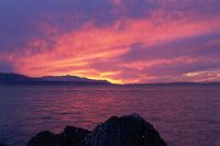 Lummi Island at Dusk, Image No. A105